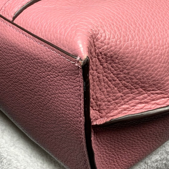 Coach Pink Leather May Tote Shoulder Bag - Picture 13 of 15